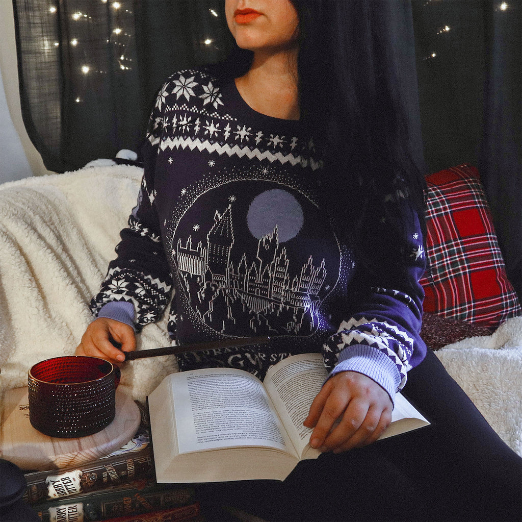 Image produit Harry Potter - Pull tricoté Château de Poudlard