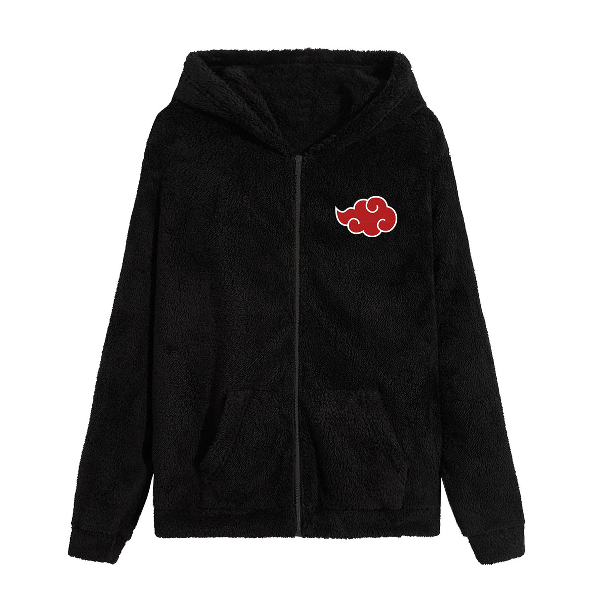 Product image Naruto - Akatsuki Plush Hoodie Jacket Black