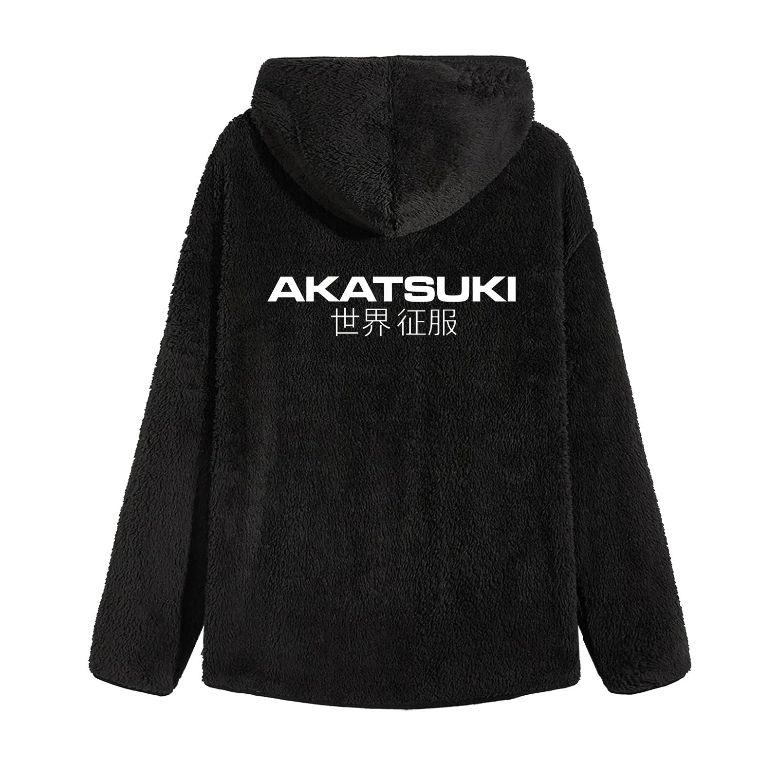 Product image Naruto - Akatsuki Plush Hoodie Jacket Black