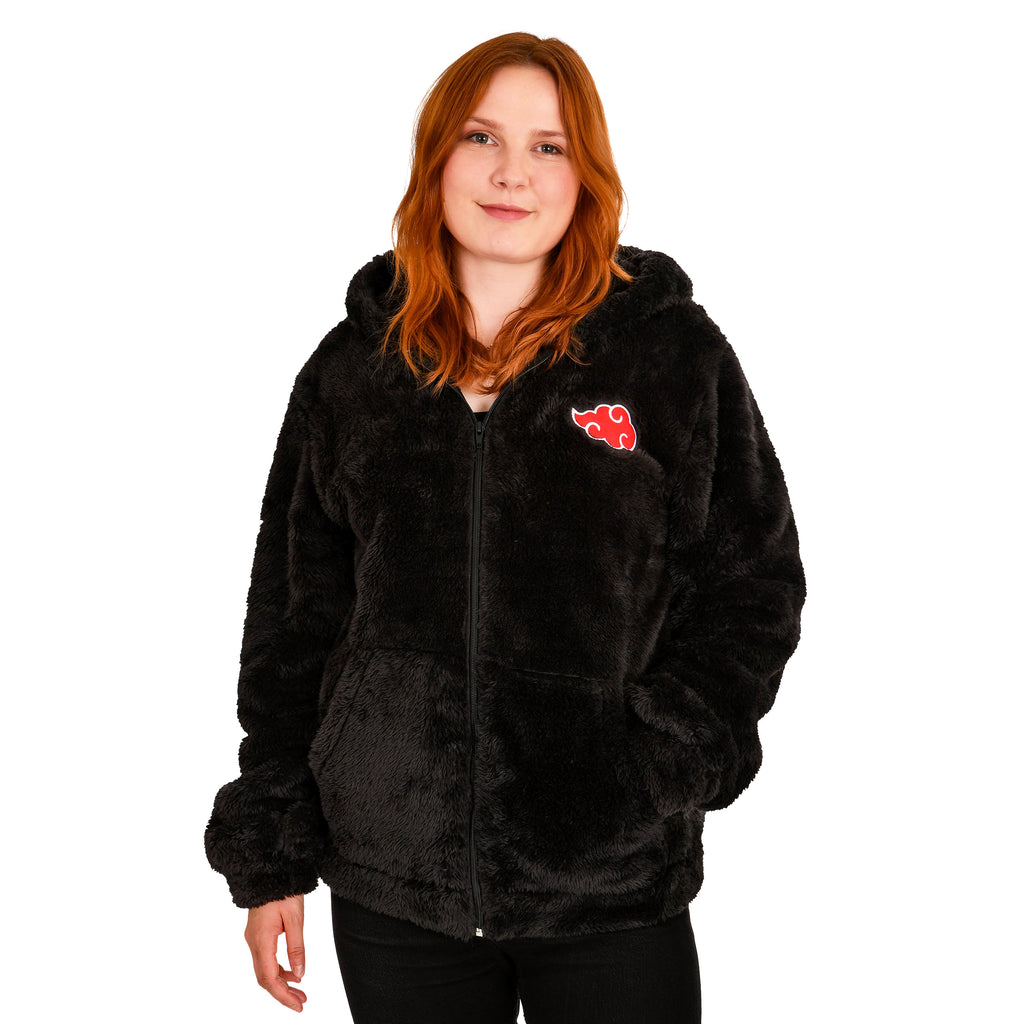 Product image Naruto - Akatsuki Plush Hoodie Jacket Black