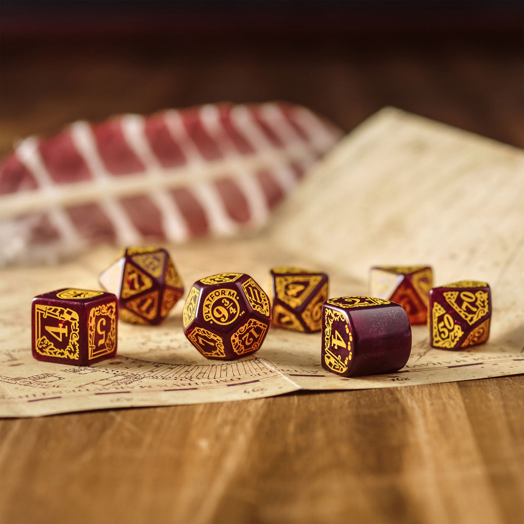 Image produit Harry Potter - Set de dés RPG Gryffondor 7pc rouge