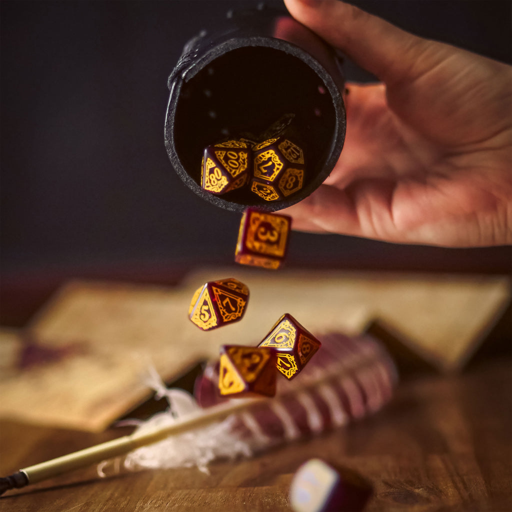 Image produit Harry Potter - Set de dés RPG Gryffondor 7pc rouge