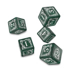 Image produit Harry Potter - Set de dés RPG Slytherin 5pcs avec sac à dés vert
