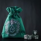 Image produit Harry Potter - Set de dés RPG Slytherin 5pcs avec sac à dés vert