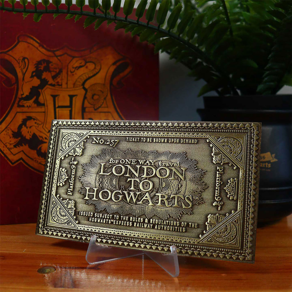 Image produit Harry Potter - Réplique du billet du Poudlard Express style antique (édition limitée)