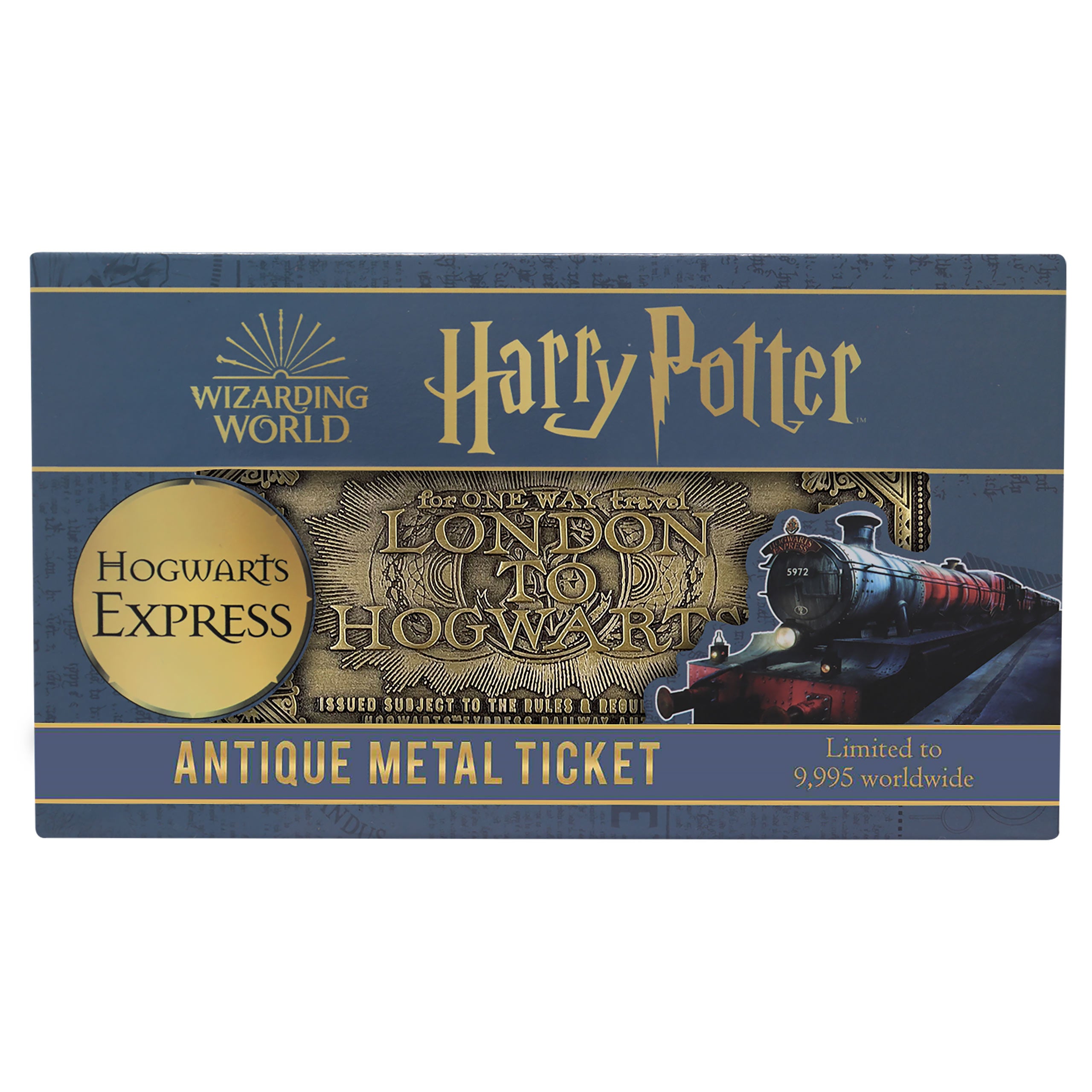 Image produit Harry Potter - Réplique du billet du Poudlard Express style antique (édition limitée)