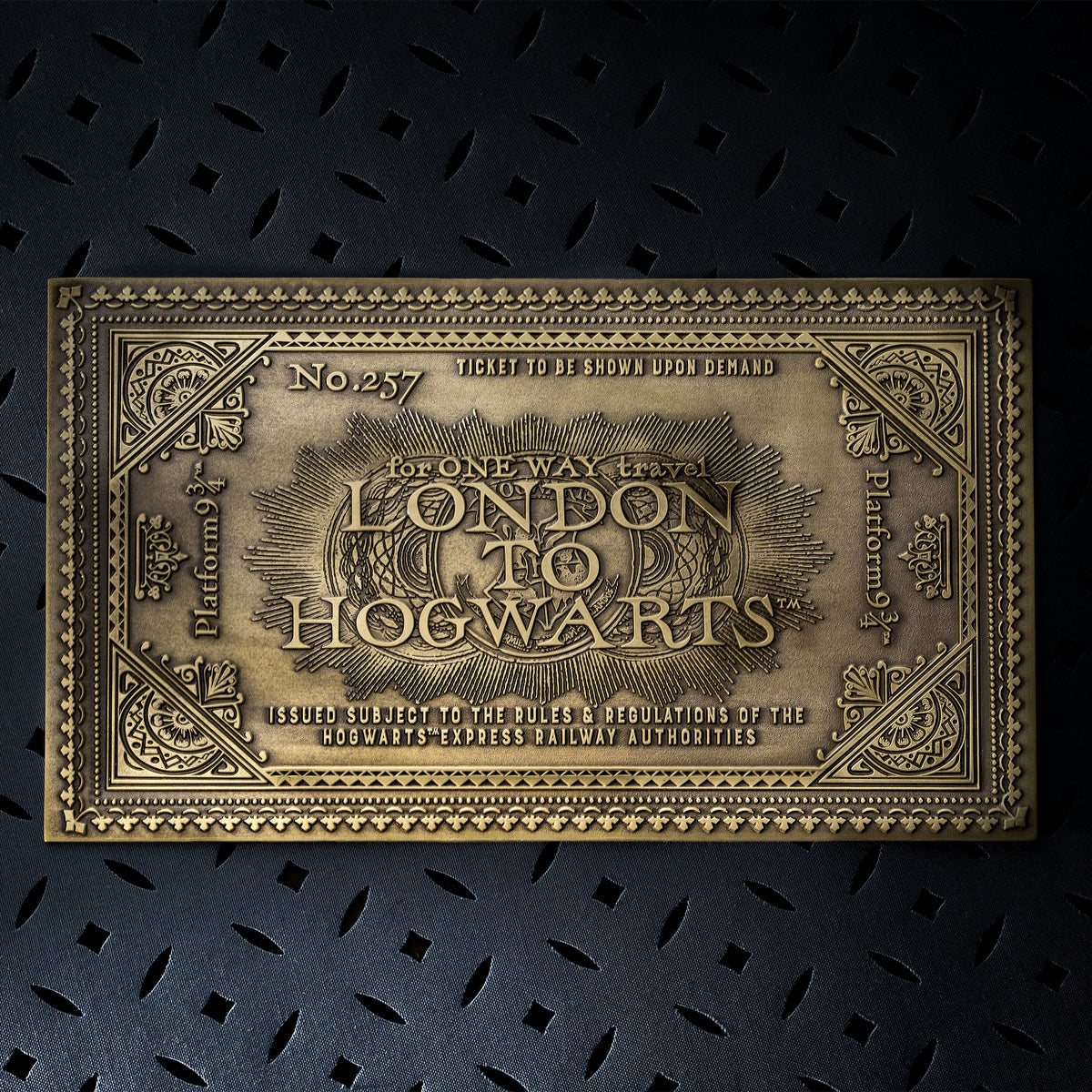 Image produit Harry Potter - Réplique du billet du Poudlard Express style antique (édition limitée)
