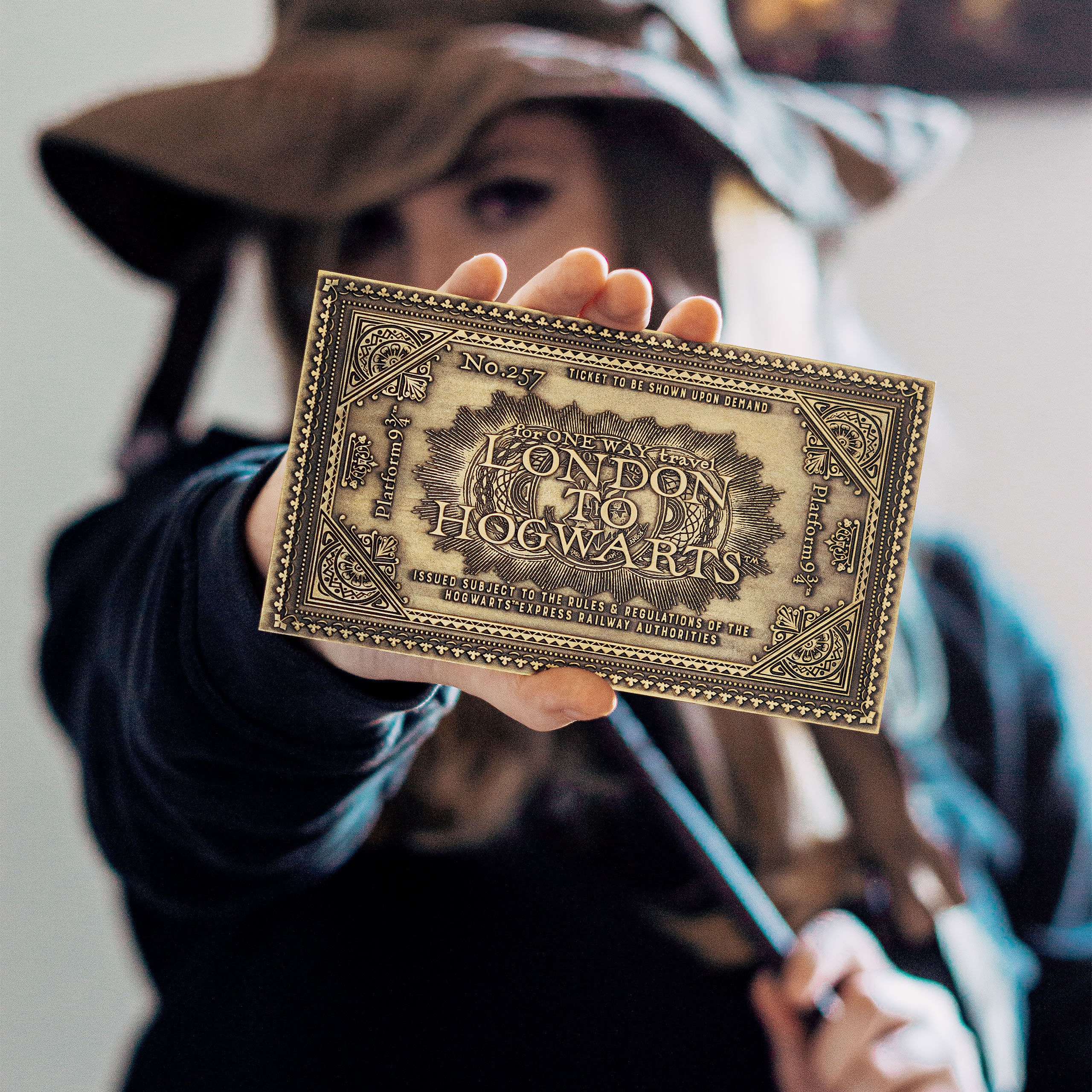Image produit Harry Potter - Réplique du billet du Poudlard Express style antique (édition limitée)