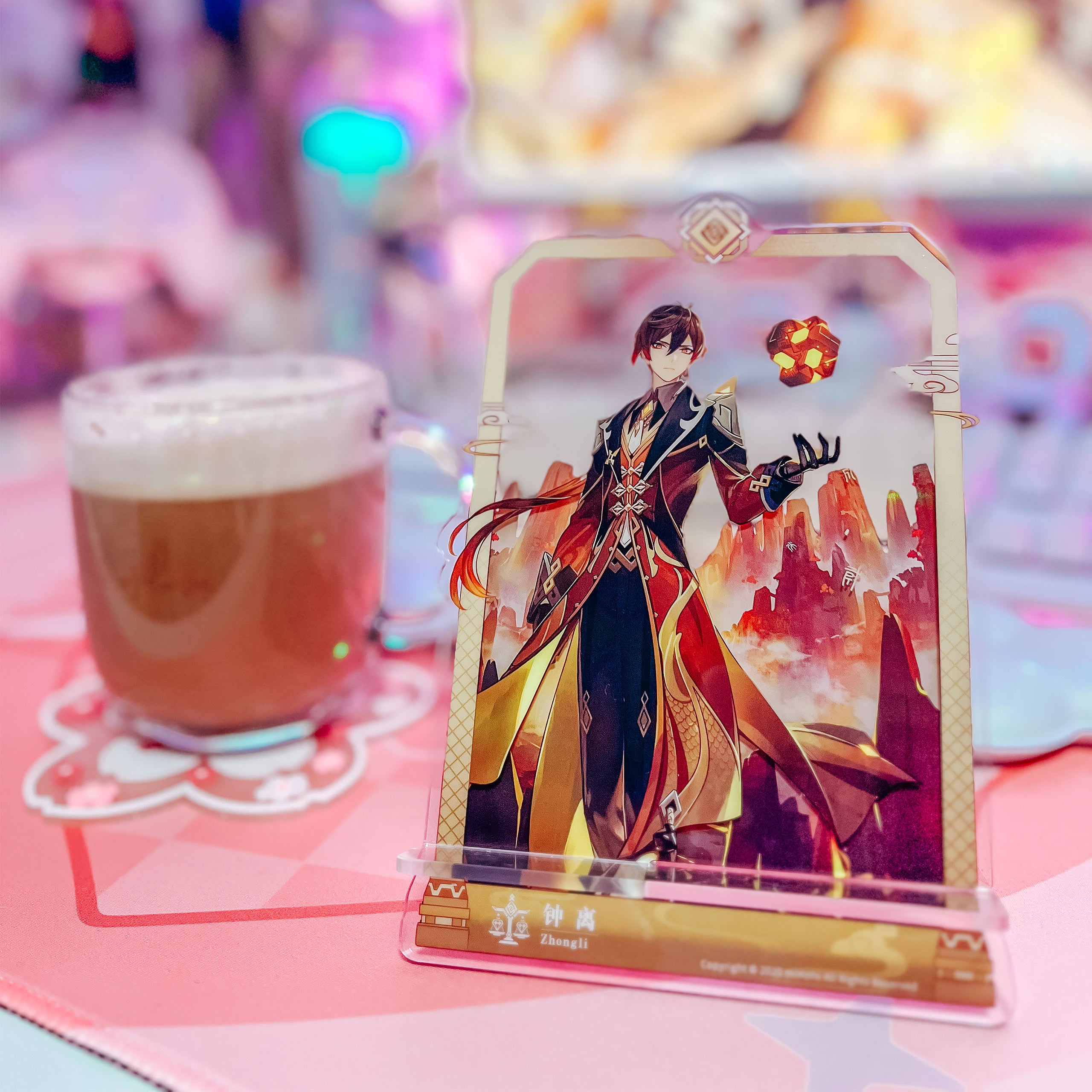 Image produit Genshin Impact - Support de téléphone en acrylique Zhongli