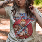 Image produit Masters of The Universe - T-shirt vintage He-Man crème