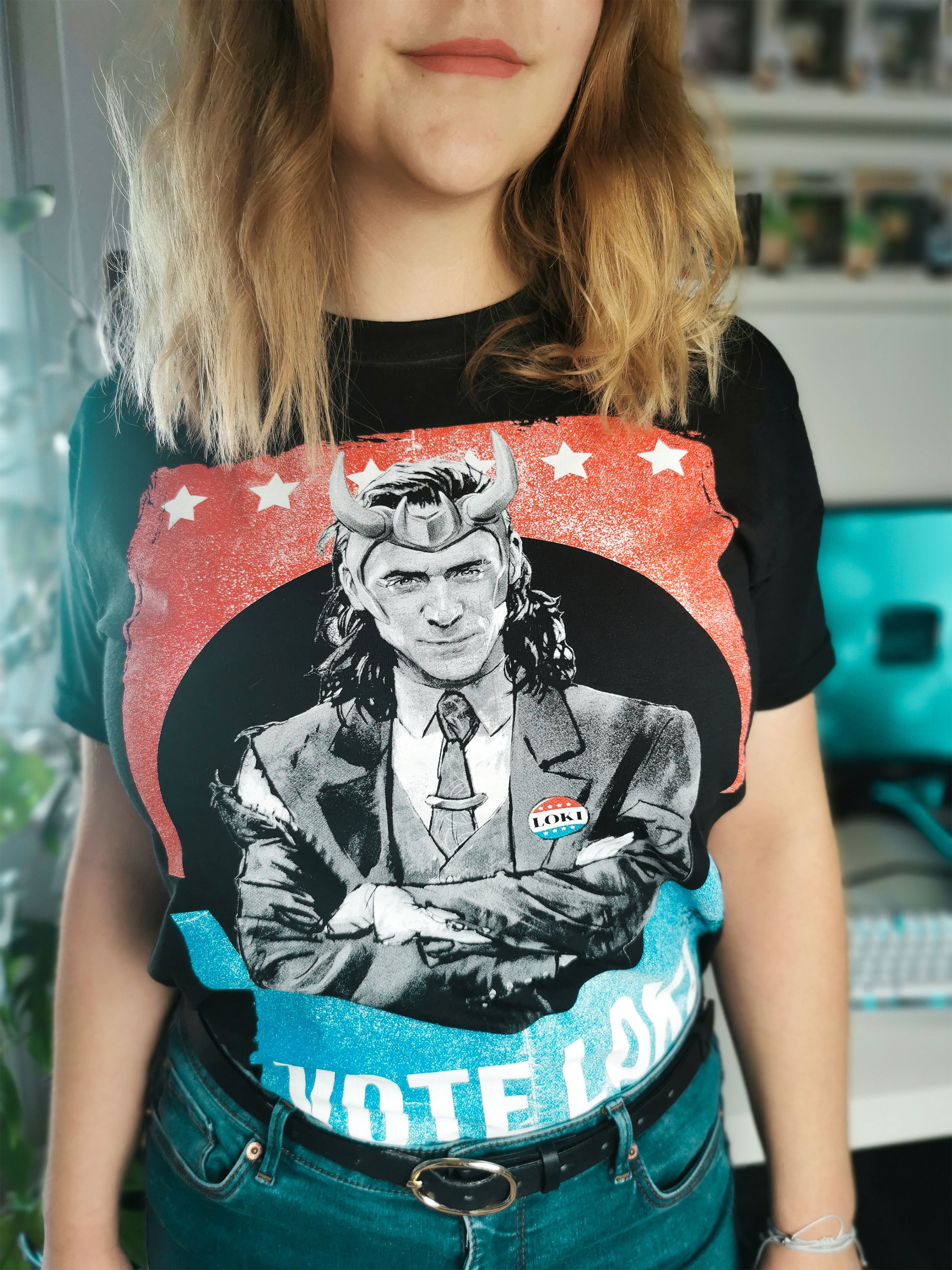 Image produit Loki - Vote Loki T-Shirt noir