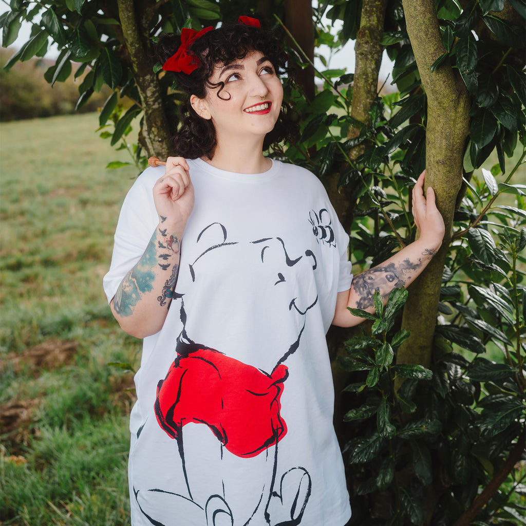 Image produit Winnie l'Ourson - T-shirt oversize blanc
