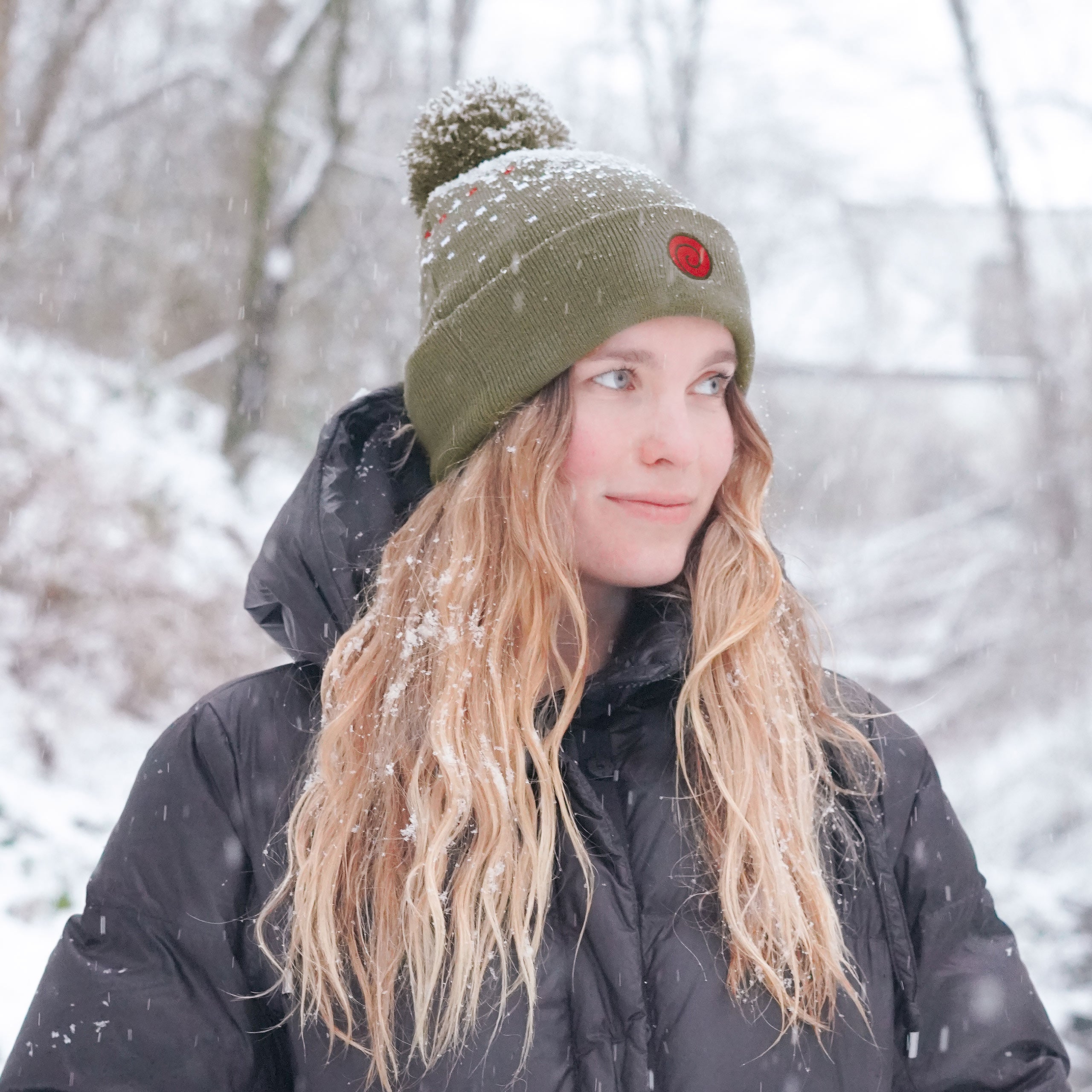 Image produit Naruto - Bonnet à pompon avec symbole Uzushiogakure vert