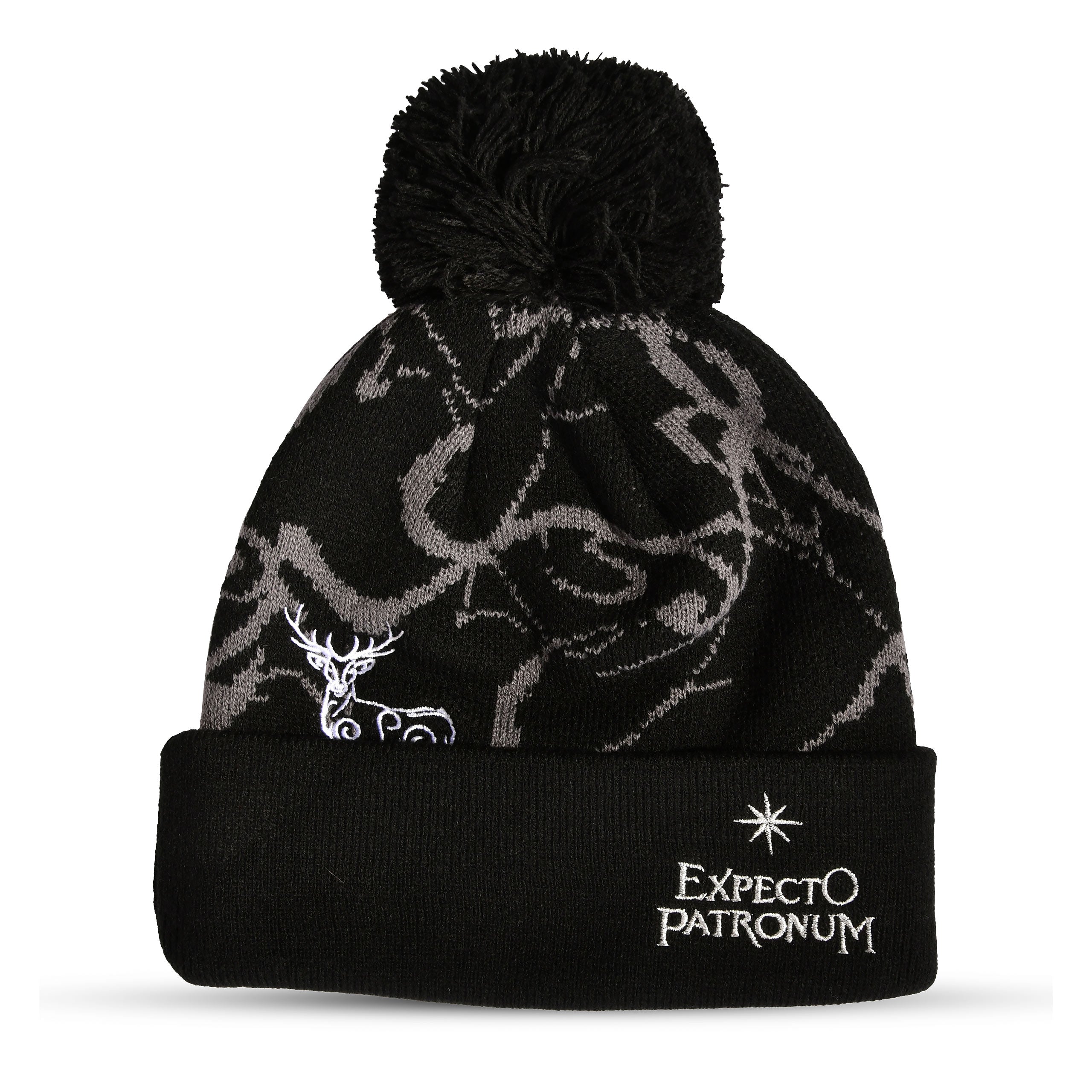 Image produit Harry Potter - Bonnet Expecto Patronum avec Pompon Noir