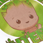 Image produit Les Gardiens de la Galaxie - T-shirt ample pour femmes Groot Cuteness blanc