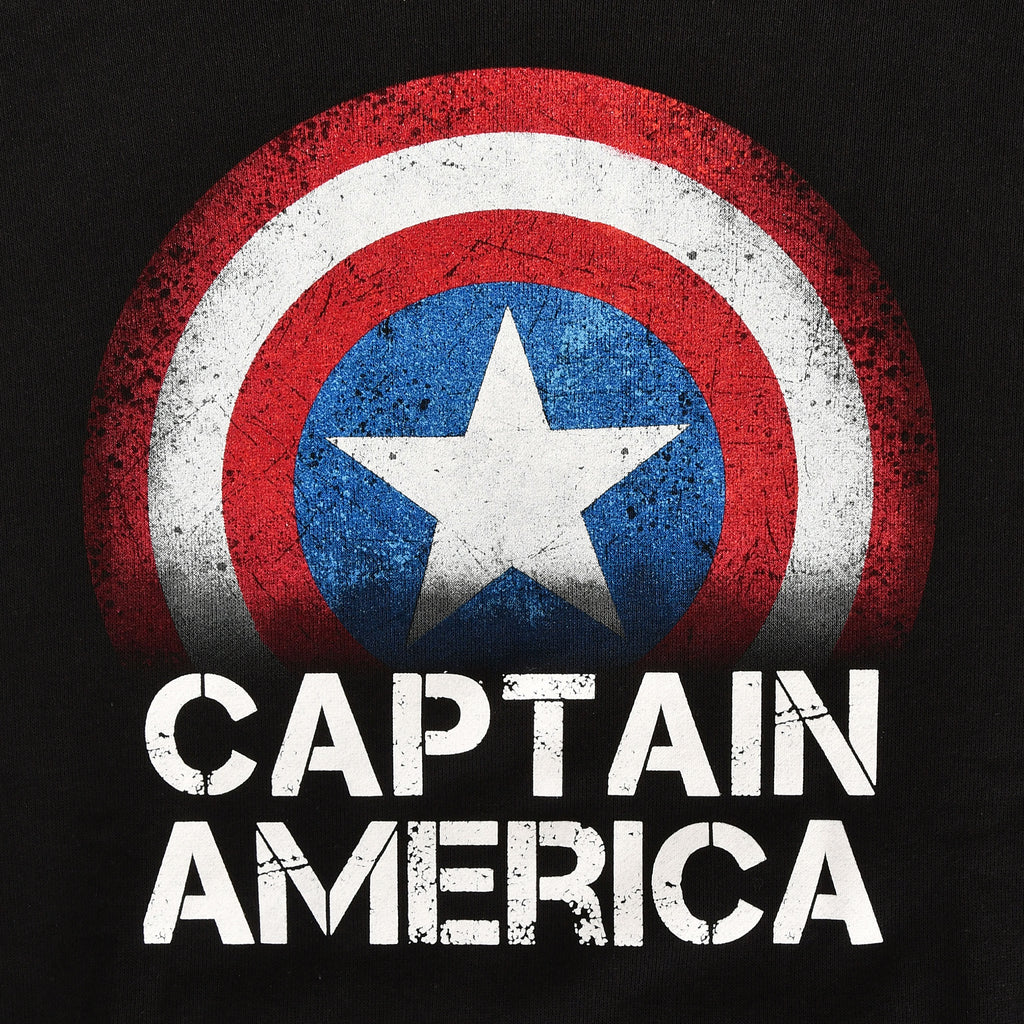 Image produit Captain America - Sweat à capuche Shield noir