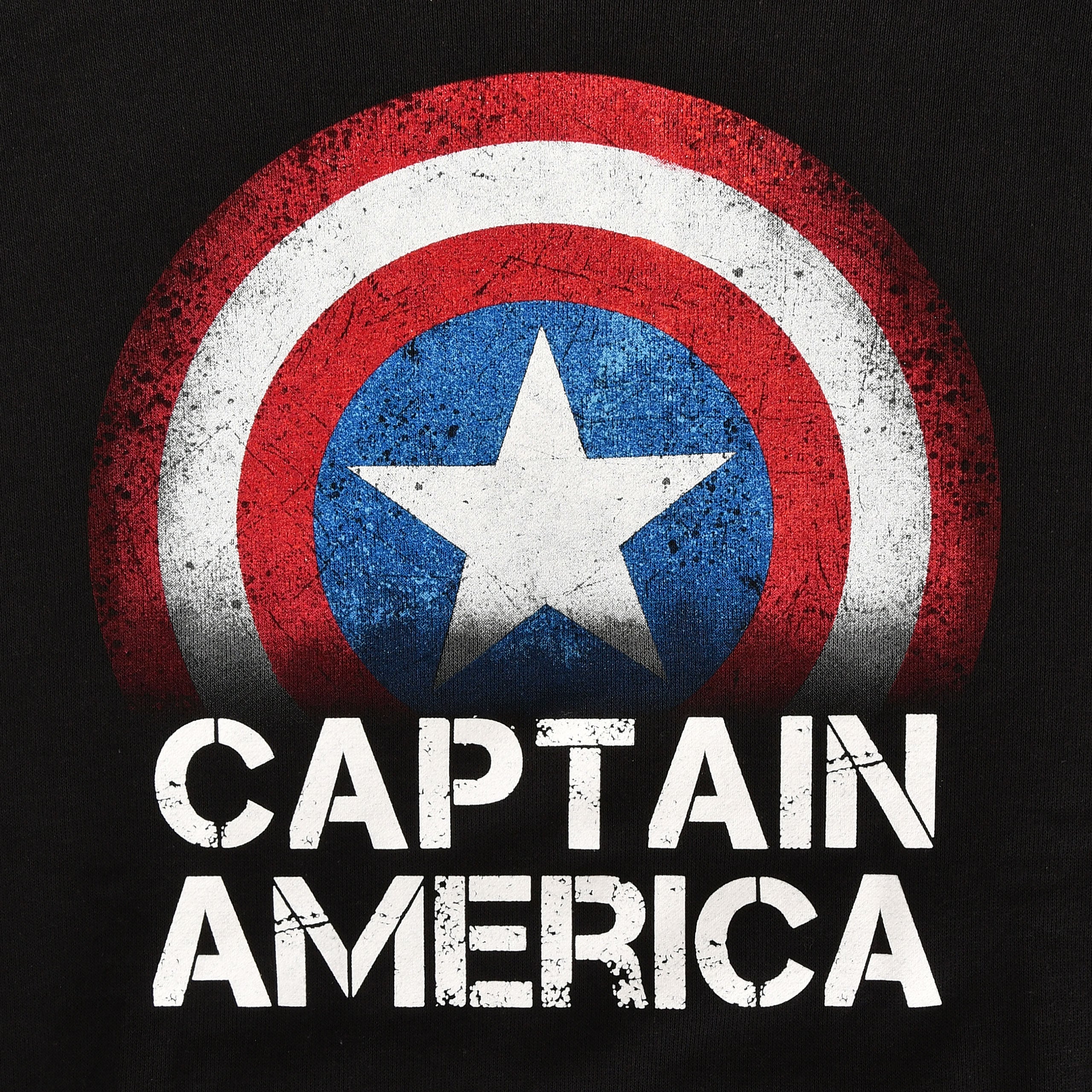 Image produit Captain America - Sweat à capuche Shield noir