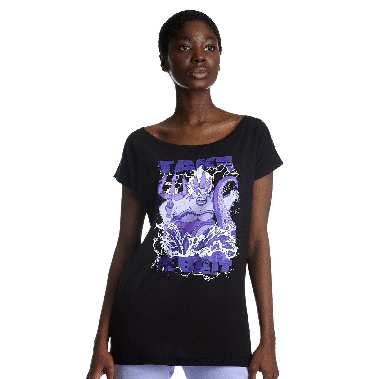 Image produit Villains - T-shirt Femme Ursula Loose Fit Noir