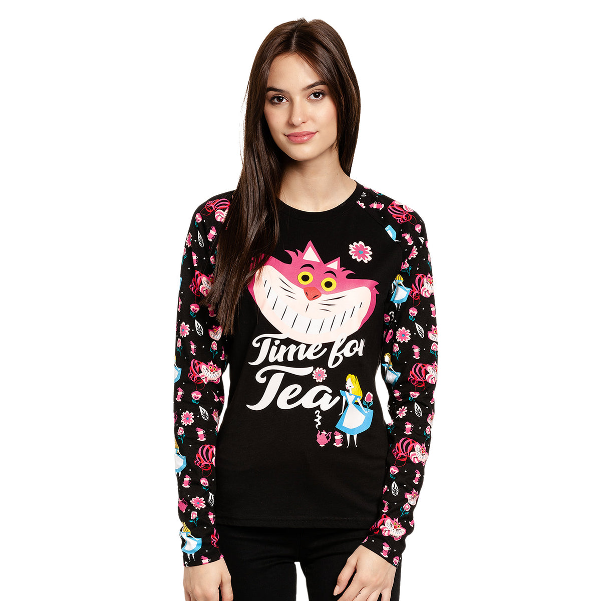 Product image Alice in Wonderland - Time for Tea Long Sleeve Women's Black