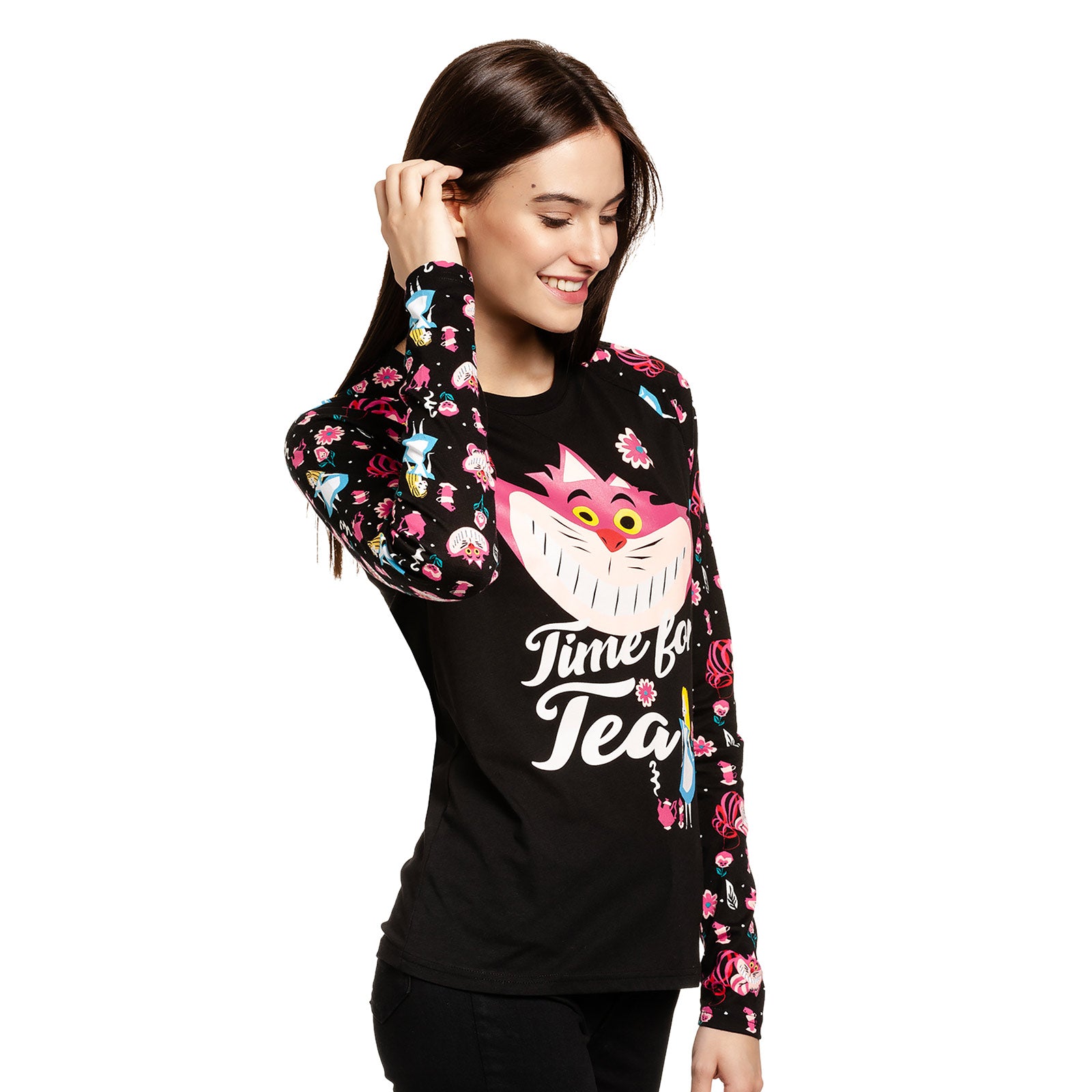 Product image Alice in Wonderland - Time for Tea Long Sleeve Women's Black