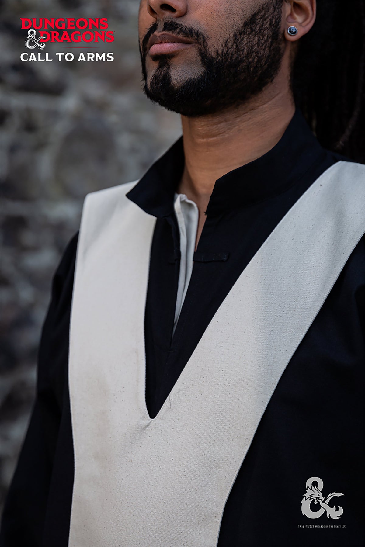 Image produit Dungeons & Dragons - Robe de sorcier noir-beige