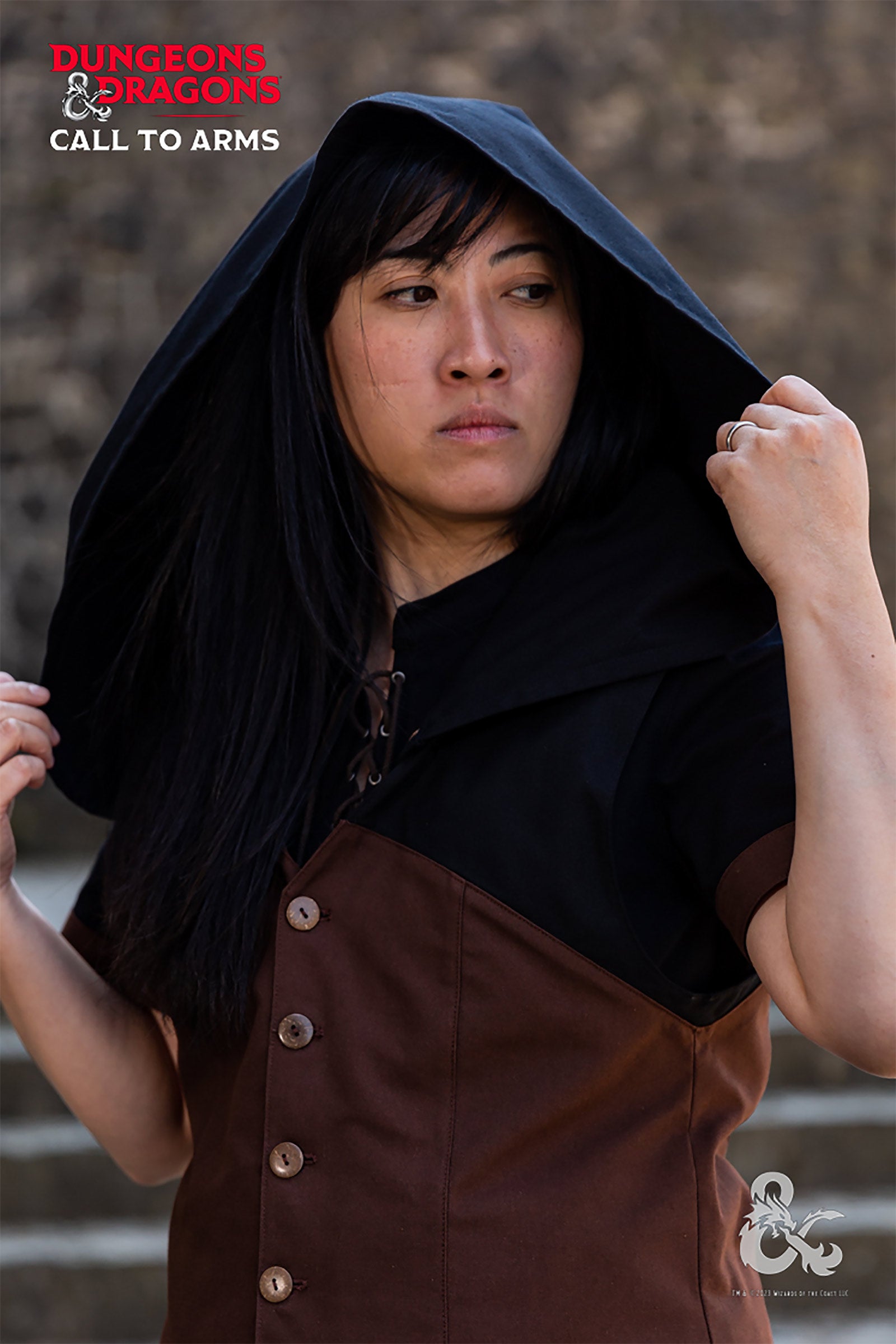 Image produit Dungeons & Dragons - Gilet à capuche Rogue marron
