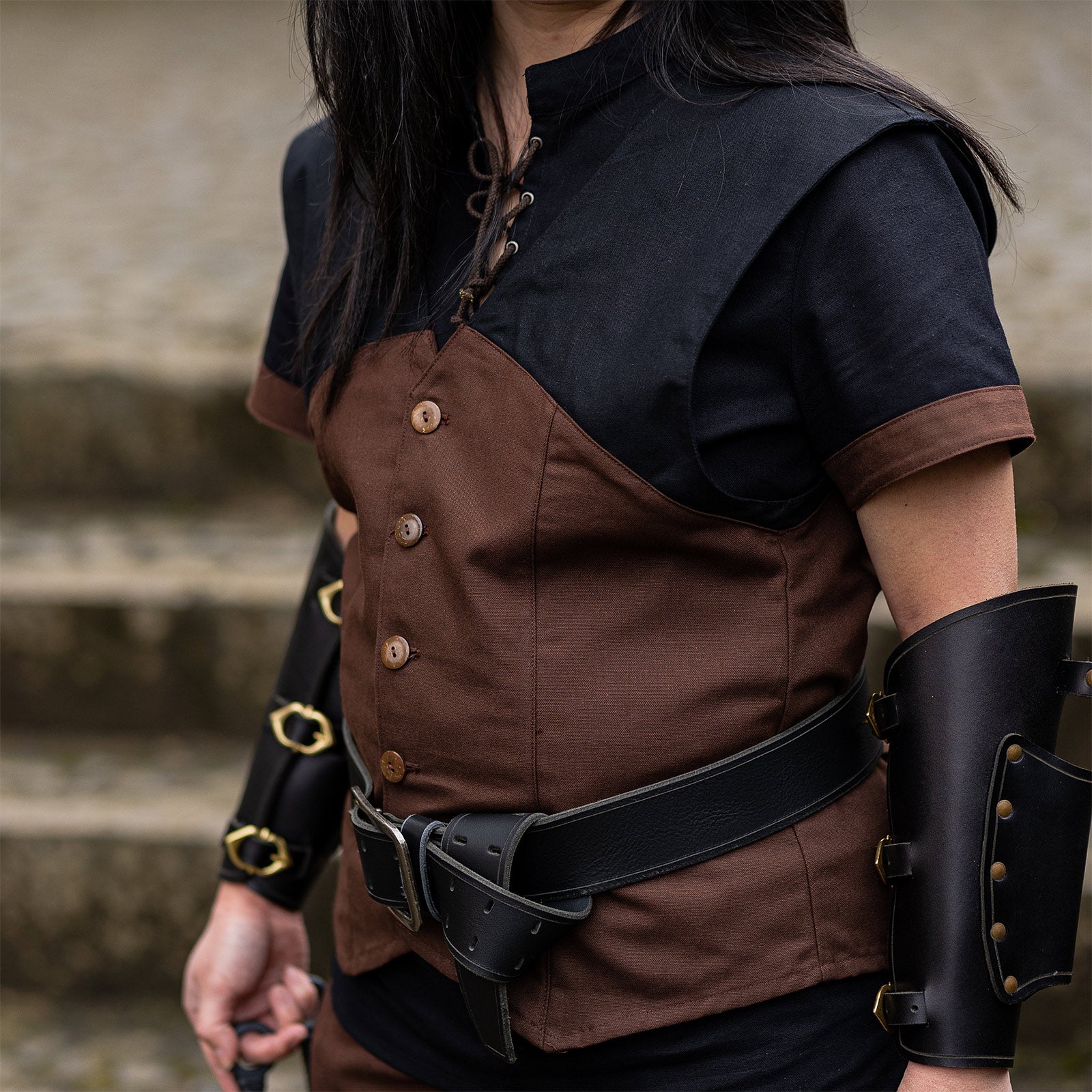 Image produit Dungeons & Dragons - Gilet à capuche Rogue marron