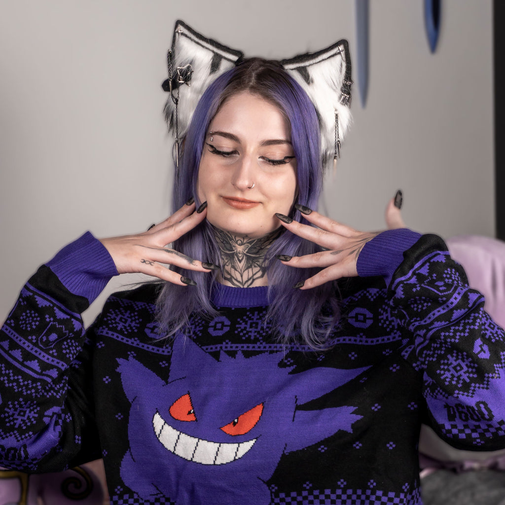 Product image Kitsune Ears white-black