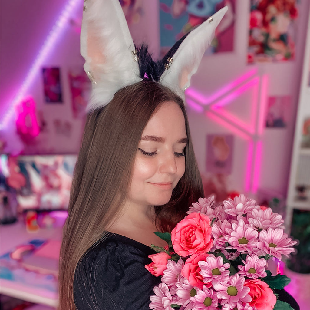 Product image Kitsune Ears black-white