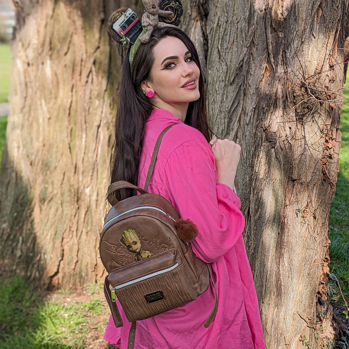 Image produit Gardiens de la Galaxie - Mini sac à dos Groot marron