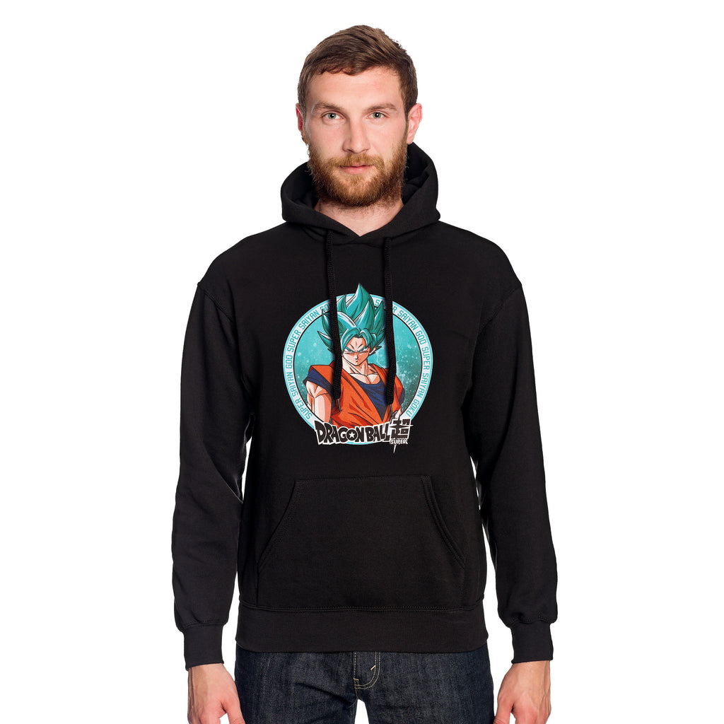 Image produit Dragon Ball Super - Sweat à capuche Goku Super Saiyan Blue noir