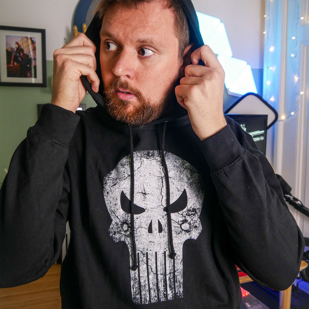 Image produit Punisher - Sweat à capuche noir 'Punishment Delivered'