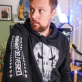 Image produit Punisher - Sweat à capuche noir 'Punishment Delivered'