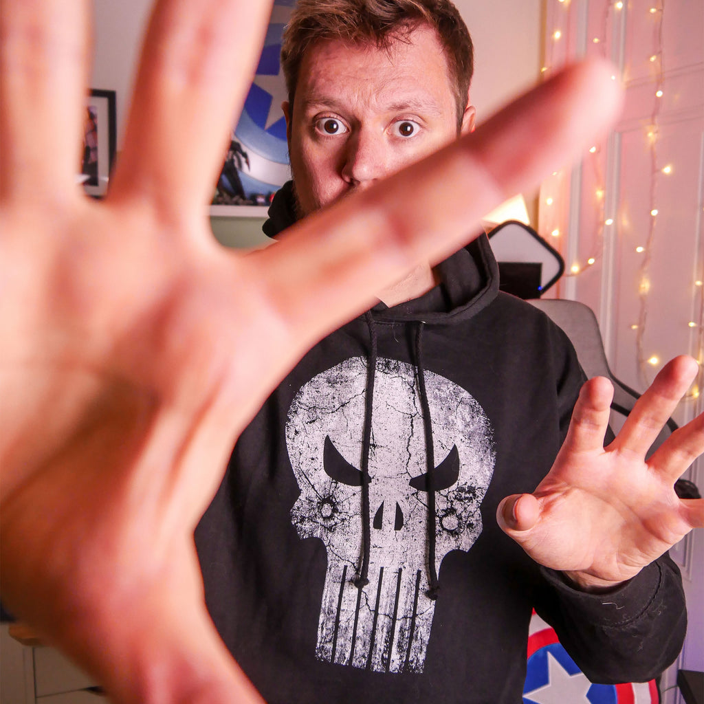 Image produit Punisher - Sweat à capuche noir 'Punishment Delivered'