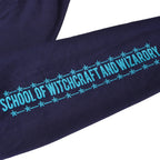 Image produit Harry Potter - Sweat à capuche Hogwarts School of Witchcraft bleu