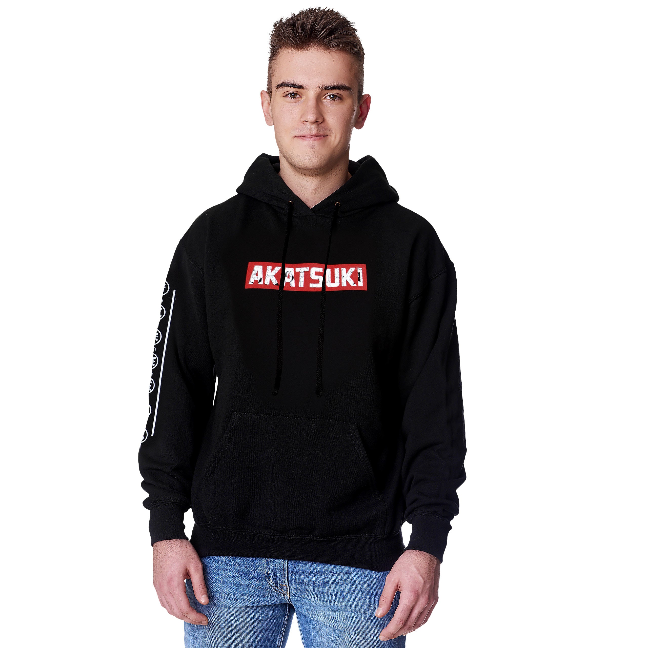 Image produit Naruto Shippuden - Sweat à capuche Akatsuki noir