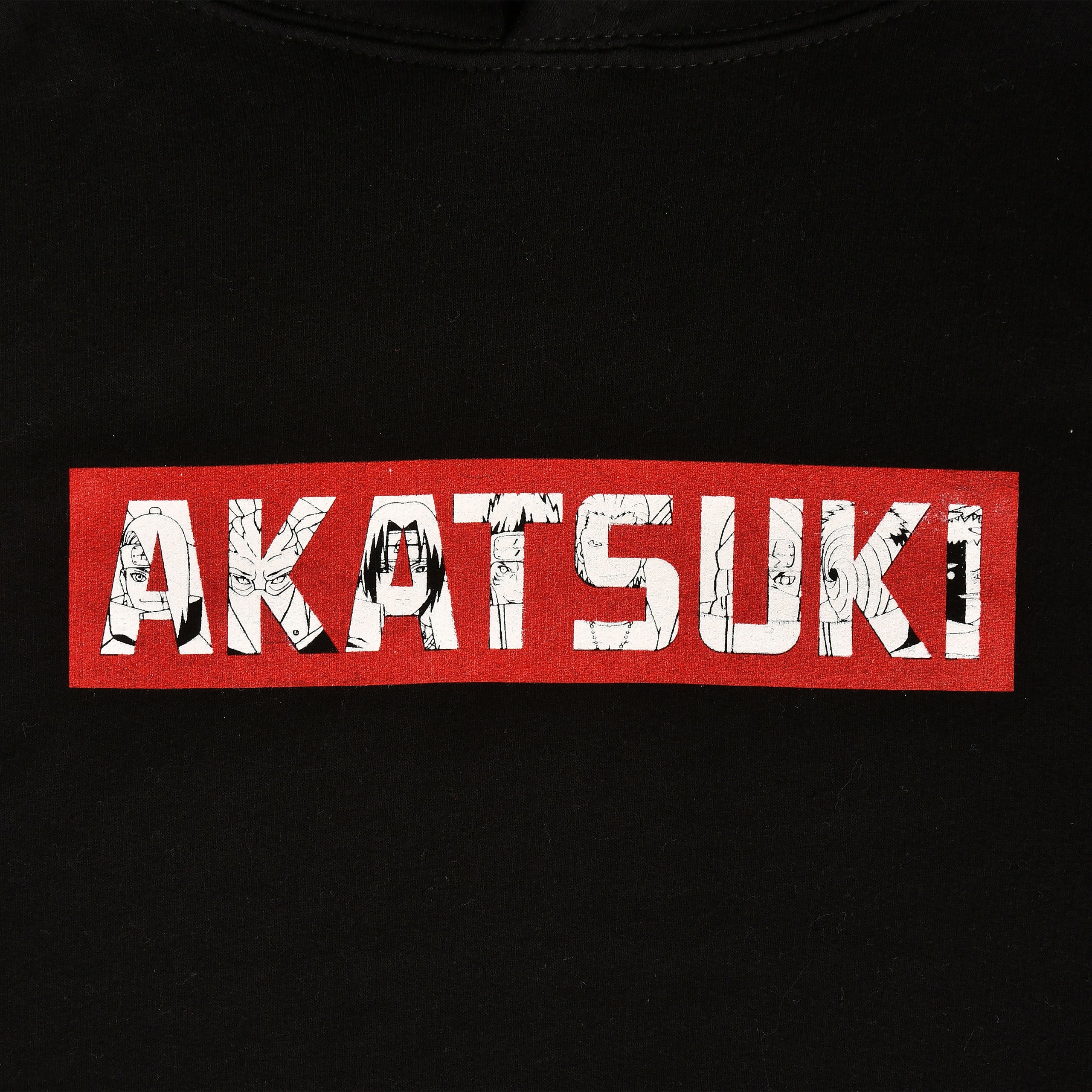 Image produit Naruto Shippuden - Sweat à capuche Akatsuki noir