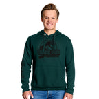 Image produit Jurassic Park - Sweat à capuche Isla Nublar vert