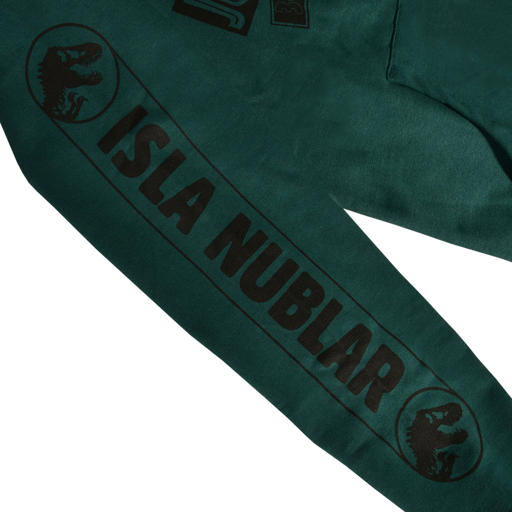 Image produit Jurassic Park - Sweat à capuche Isla Nublar vert