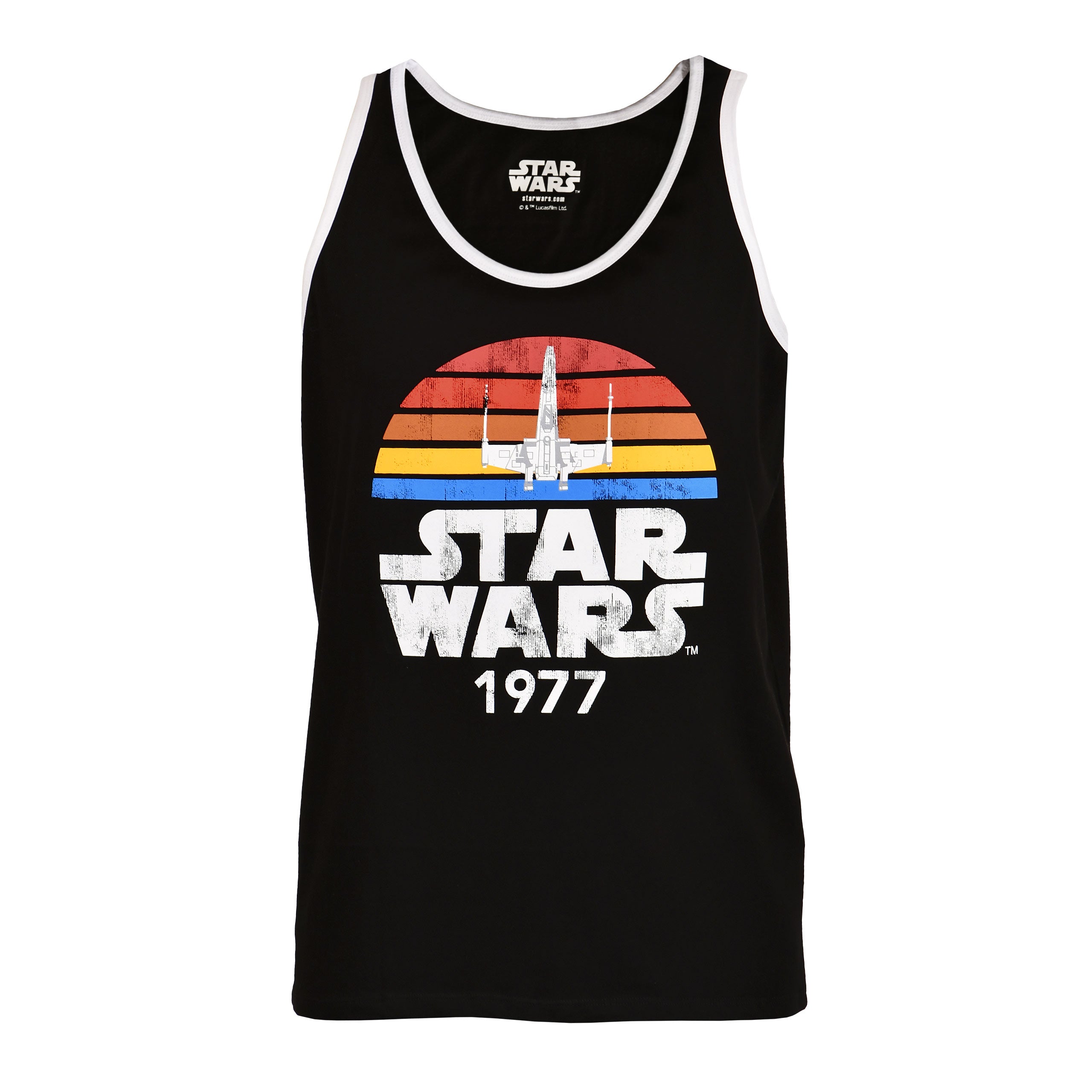 Image produit Débardeur Star Wars de 1977 Distressed noir