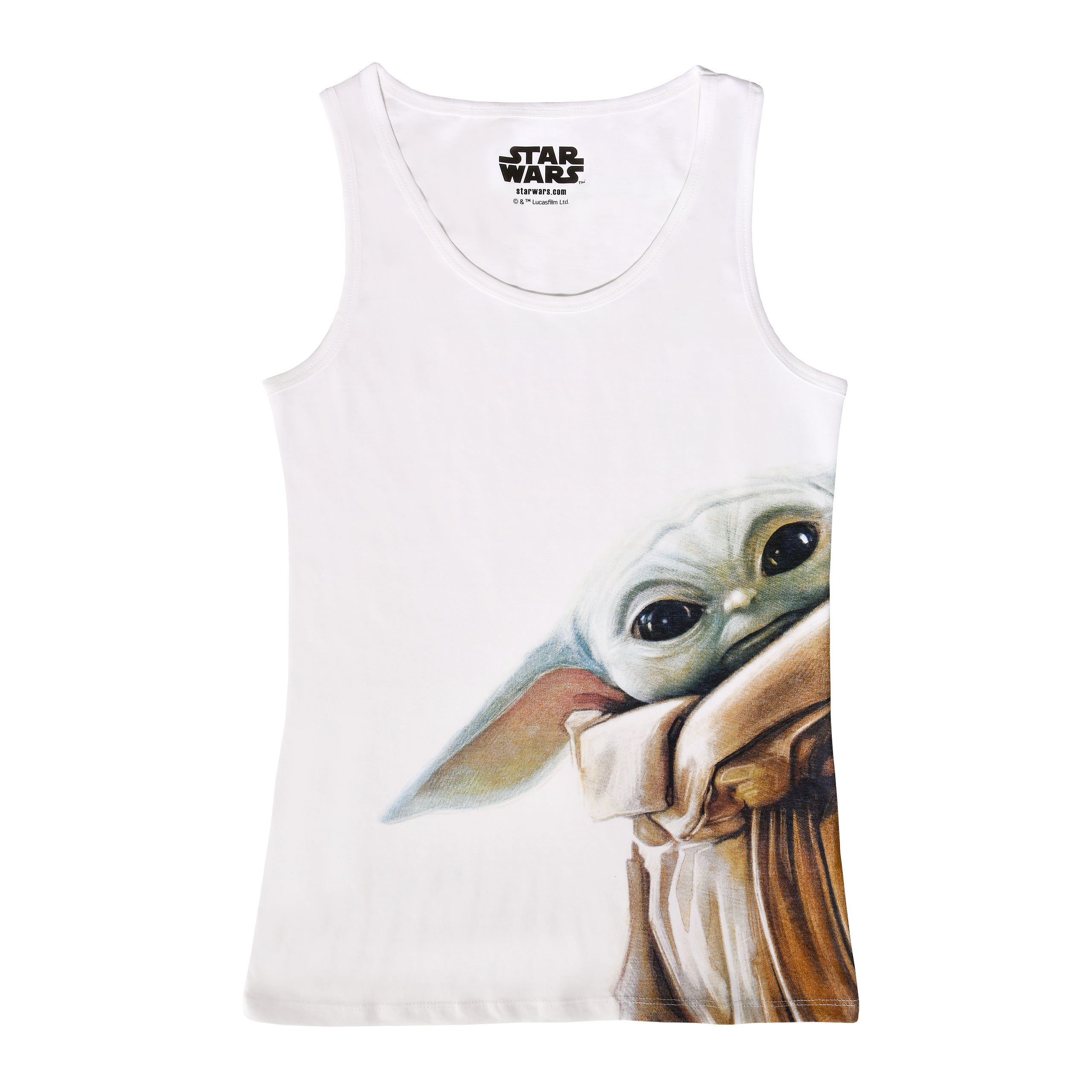 Image produit Débardeur Grogu blanc - Star Wars The Mandalorian