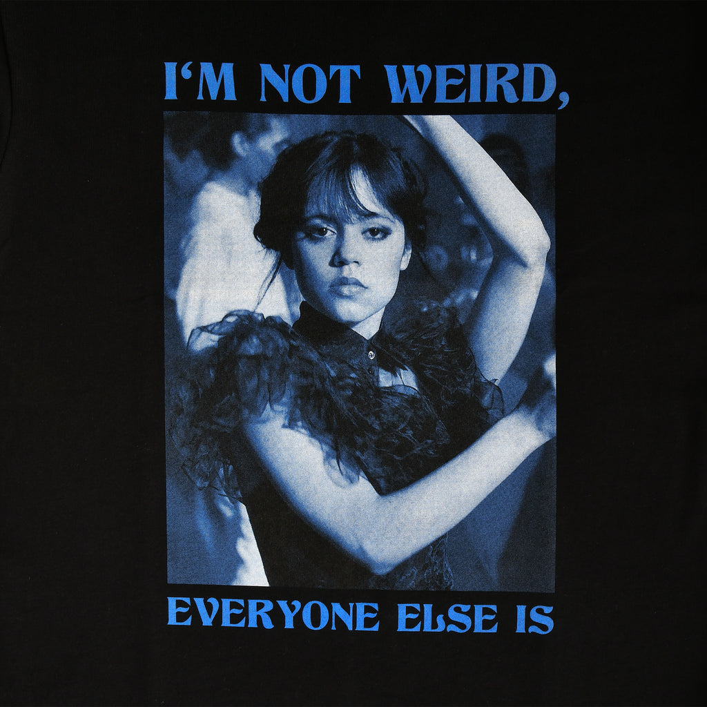 Image produit Wednesday - T-shirt oversize Dance noir