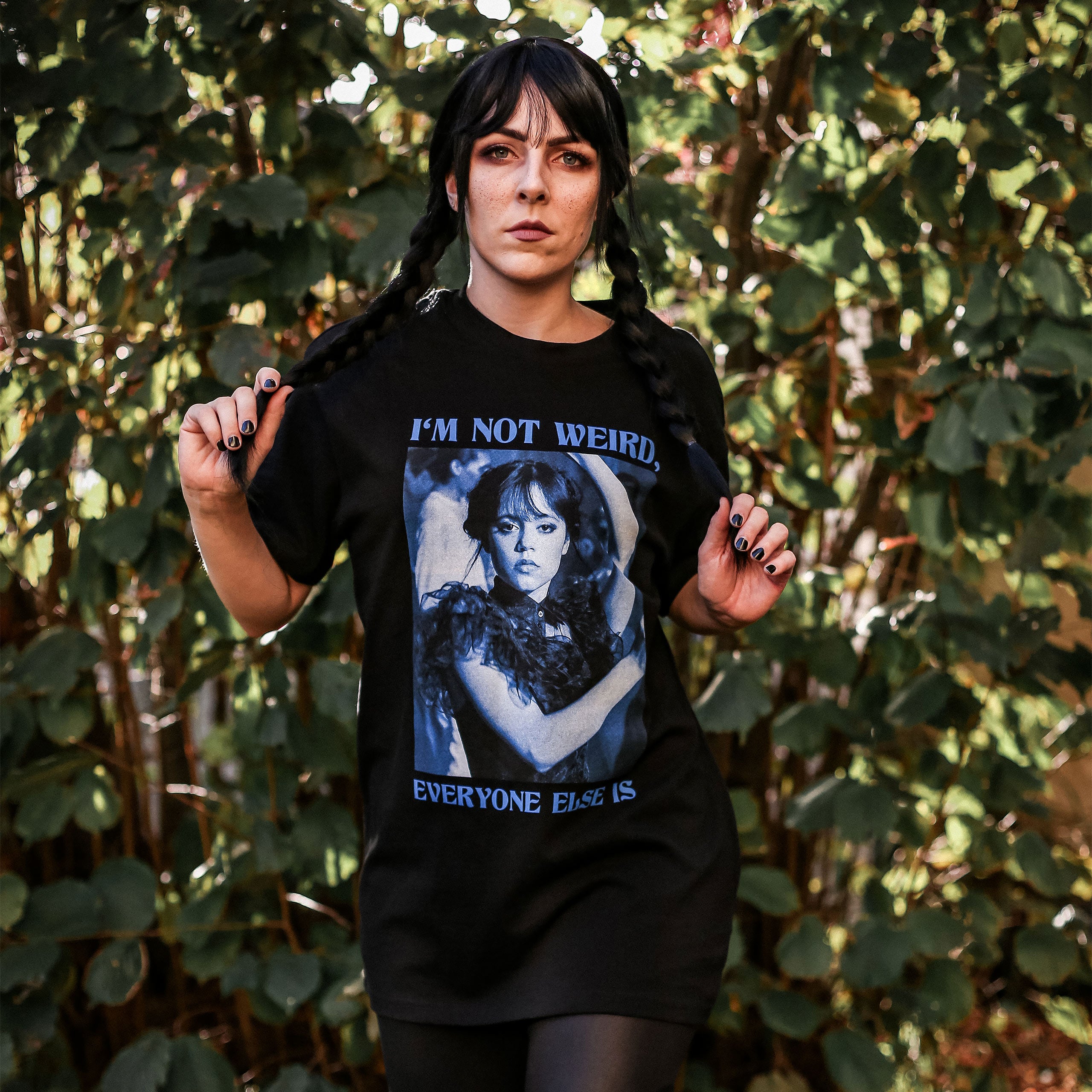 Image produit Wednesday - T-shirt oversize Dance noir