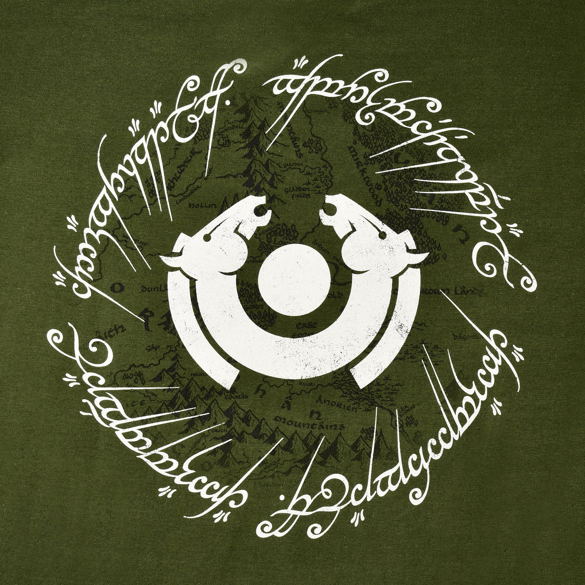 Image produit Seigneur des Anneaux - T-shirt Rohan olive