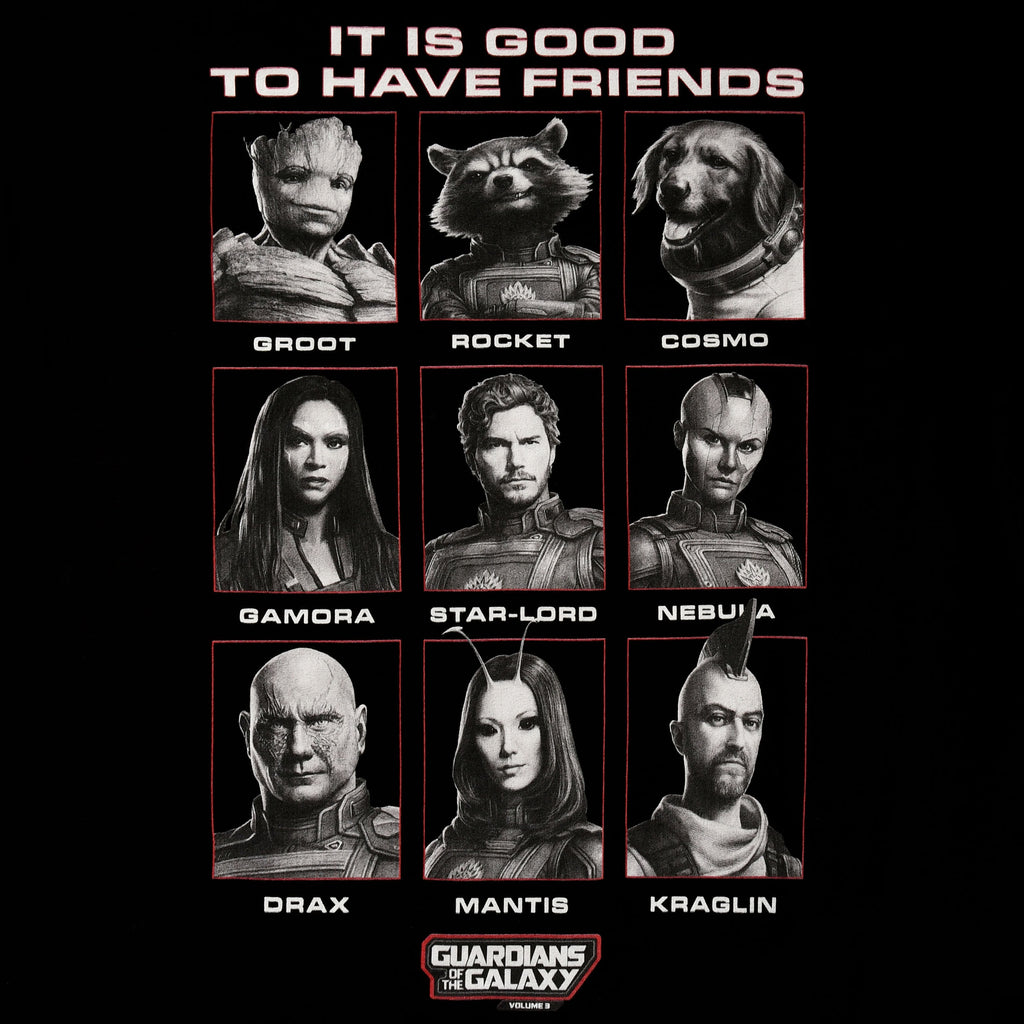 Image produit Guardians of the Galaxy - T-shirt Good Friends noir