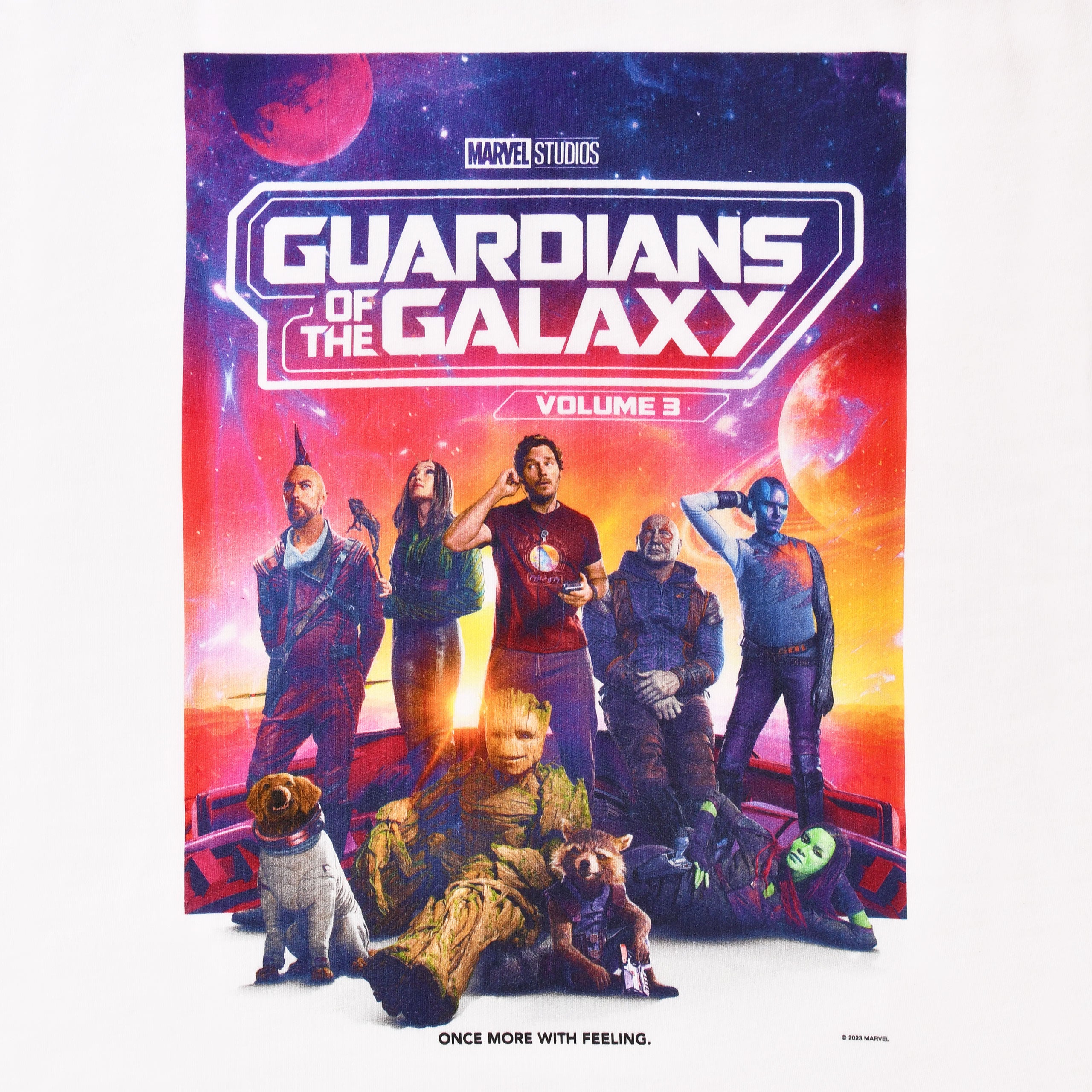 Image produit Guardiens de la Galaxie - T-shirt d'équipage blanc