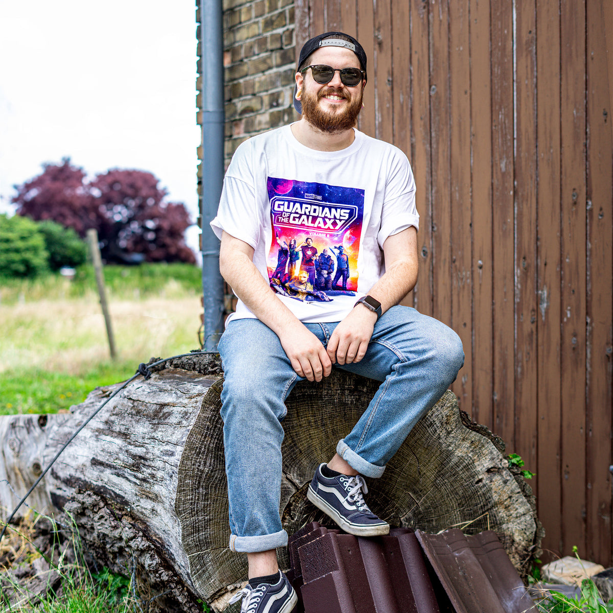 Image produit Guardiens de la Galaxie - T-shirt d'équipage blanc