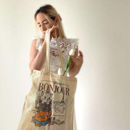 Image produit Aristocats - Picture Purr-fect ! Sac en toile de jute