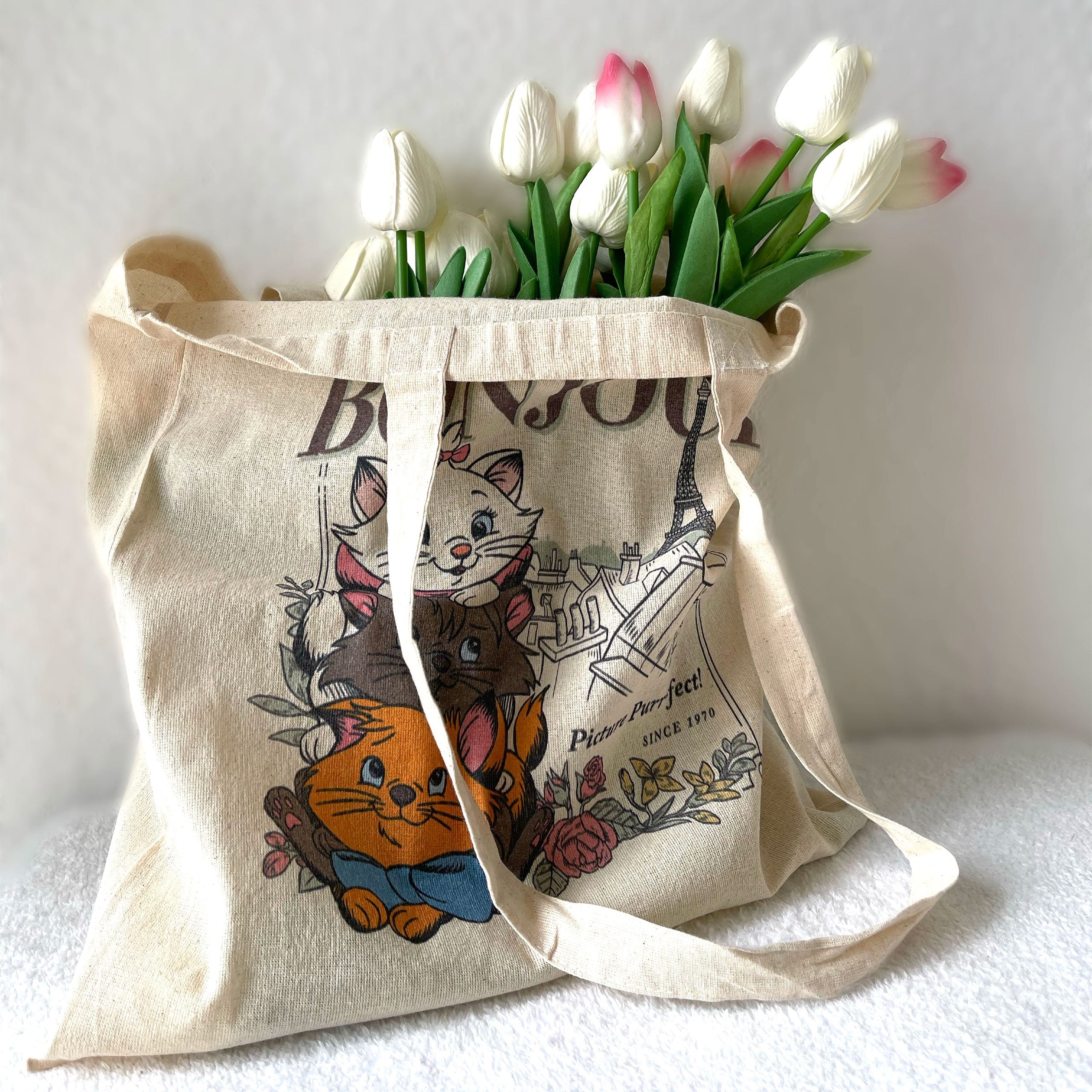 Image produit Aristocats - Picture Purr-fect ! Sac en toile de jute