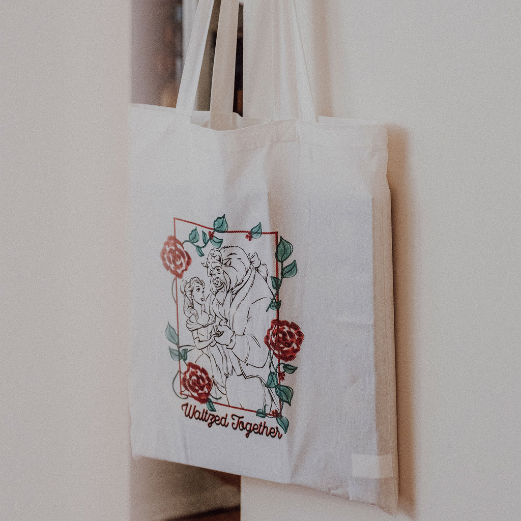 Image produit La Belle et la Bête - Sac en toile Waltzed Together
